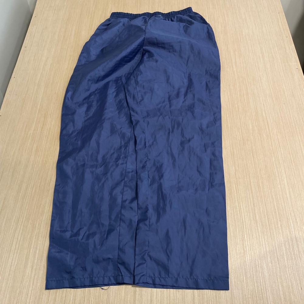 The Paragon Navy Blue Windbreaker Track Pants Womens Medium Elastic Waist